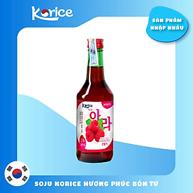 Rượu Soju Korice hương Phúc Bồn Tử 12% 360ml