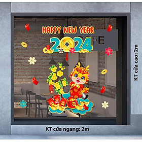 Mua DECAL TRANG TRÍ TẾT 2024 CHO KHÁCH SẠN