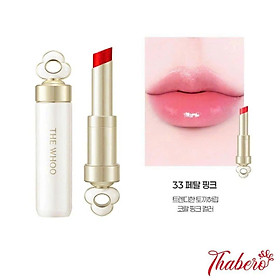 Son Dưỡng Ẩm Chống Nhăn Môi The Whoo Essential Lip Glow Balm 33 Petal Pink - Màu Hồng Lưỡi Thỏ