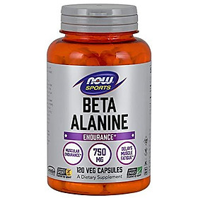 NOW Beta-Alanine, 750 mg, 120 Capsules