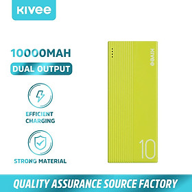 Pin Sạc Dự Phòng Di Động Kivee PT810 10000mah dung lượng pin tích hợp