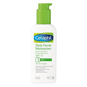 Kem Dưỡng Ẩm Cetaphil Daily Facial Moisturizer SPF15 (118ml) - 4330060449515,3499320004206