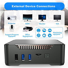 Hình ảnh Máy tính mini PC BOX Mini Dual HDMI CPU J4125 Ram8G + 128Gb (tích hợp win 11Pro)