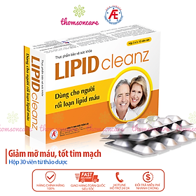 Lipid Cleanz - Hỗ trợ giảm mỡ máu, cholesterol