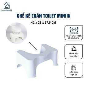 Ghế Kê Chân Toilet Chống Táo Bón Ngăn Ngừa Các Bệnh Tiêu Hóa Khi Đi Vệ Sinh - Hàng Chính Hãng MINIIN