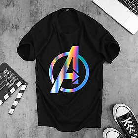 Áo Thun Nữ Phản Quang 7 Màu In Avenger Logo, Áo Uninsex, Size rộng,  Size lớn, Size Nhỏ, Tay ngắn, Cổ Tròn, Áo nữ size lớn, Có Áo Thun Size 2XL, 3XL, 4XL, XXL, XXXL, XXXXL