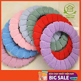 Mua (SIÊU SALE) Miếng Lót Bồn Cầu Nỉ Lông Chống Lạnh 11110 Tiện Ích Việt Nam 99