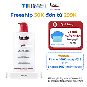 Sữa tắm cho da nhạy cảm Eucerin pH5 Washlotion 1000ml