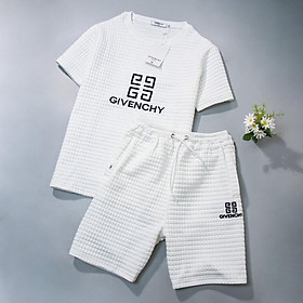 Bộ thể thao nam chất vải dập nổi logo thêu GIVENCHY phong cách trẻ trung nam tính nhiều mẫu