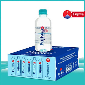 Thùng 24 Chai Nước Uống Ion Kiềm Cao Cấp Đóng Chai Fujiwa 300ml - Nước uống Detox với Công Nghệ Điện Phân Ion Kiềm
