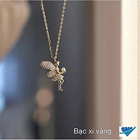 Dây chuyền nữ mặt thiên thần chất liệu bạc s925 MS16t