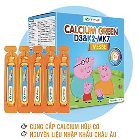 CALCIUM GREEN D3&K2-MK7 ME&BE Cung cấp CALCI DƯỚI DẠNG CALCI HỮU CƠ hàm