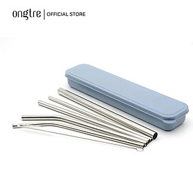 Mua Bộ 8 món ống hút Inox 304  nhiều Size (6 8 12mm) Tặng kèm hộp đựng cao cấp | ongtre (Vietnam)
