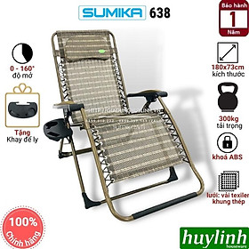 Ghế xếp gấp thư giãn Sumika 638 - Rộng 73cm - Tải trọng 300kg