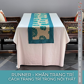 KHĂN TRANG TRÍ - RUNNER - CHEMIN DE TABLE - DOLCE CASA - MISSY 505-45X240L552 - 45x240cm - Dùng cho phòng ăn phòng ngủ - 1 Tấm