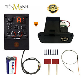 Mua  Mẫu Mới  EQ Cherub GT6 Cho Đàn Guitar Acoustic Preamp Pickup Thiết Bị Thu Chỉnh Âm G-Tone GT-6 Hàng Chính Hãng - Kèm Móng Gẩy DreamMaker