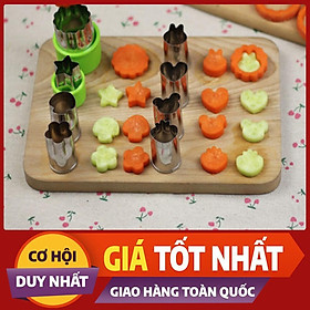 Mua Dụng cụ dập cắt tỉa rau củ quả hình hoa 8 chi tiết
