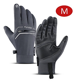 Gloves Hand Warmer Gloves Sensitive Screen Touching/ Waterproof/ Back Zipper Storage Design for Outdoor Activities