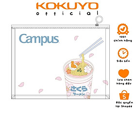 Túi Đựng Tài Liệu Có Khóa Zip - Túi Campus Sakura - Túi Kawaii (Giao đơn từ 80k)