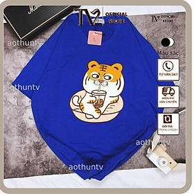 Áo Phông Nữ ATV Áo Thun Tay Ngắn Unisex Đủ Size M L XL - CỌP UỐNG TRÀ SỮA Cotton Mát Form Rộng Unisex