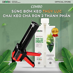 Combo 1 Súng Thủy Lực, 1 Chai Keo Chà Ron DEMEX (Không Chứa 3 Chất Hóa Học Gây Ung Thư, Bảo Vệ Môi Trường)