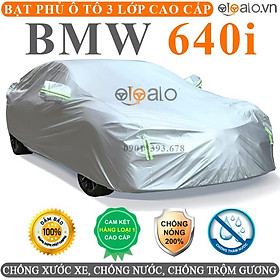 Bạt phủ xe ô tô BMW 640i vải dù 3 lớp CAO CẤP BPXOT