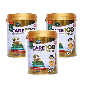 Bộ 3 lon sữa Care 100 Gold 900g - Phục hồi cân nặng và mạnh khoẻ