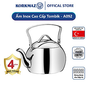 Ấm inox 18/10 Korkmaz Tombik 1 lít