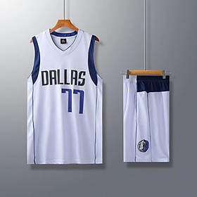 Bộ Quần Áo Bóng Rổ Dallas Mavericks - Mùa giải mới nhất - Bộ quần áo bóng rổ thi đấu