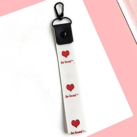 Móc khóa dây Strap dây vải Mẫu 43