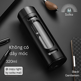 Bình Nước Thủy Tinh Chịu Nhiệt Độ Cao Từ -20o C Đến 130o C Soika SC05