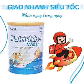 Sữa Tăng cân Nutrishine Weight – Bổ Sung Dinh Dưỡng Tăng Cường Hệ Miễn Dịch (Hộp 900g)