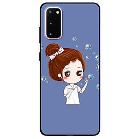 Ốp lưng dành cho Samsung S20 - S20 Plus - S20 Ultra mẫu Cô Gái Búi Tóc