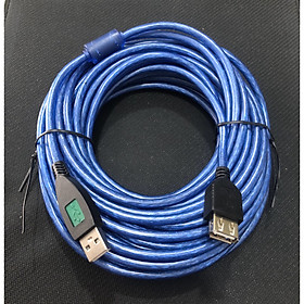 Mua Cáp usb nối dài 10 mét màu xanh chống nhiễu