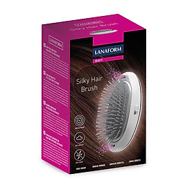 Lược chải mượt tóc công nghệ ion âm Lanaform Silky