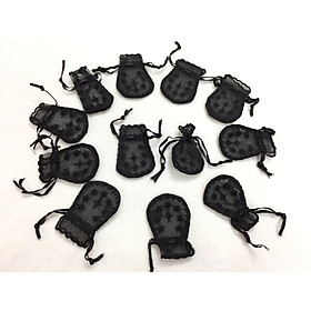 LỐ 10 TÚI RÚT VOAN THÊU HOA