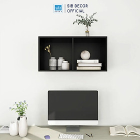 Mua Kệ Gỗ 2 Ngăn Treo Tường Trang Trí SIB Decor KT521