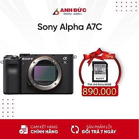 Mua Máy ảnh Sony A7C Body Đen (ILCE-7C) - Hàng Chính Hãng