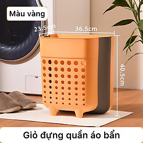 Mua Giỏ nhựa đựng đồ giặt treo tường   giỏ đựng quần áo bẩn