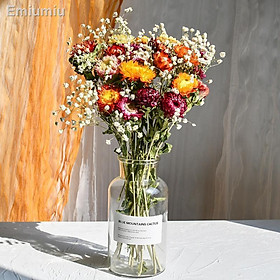 ✆✵> Hoa khô hướng dương Bó hoa trang trí phòng khách trang trí