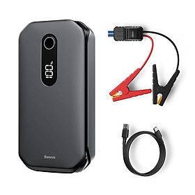 BỘ KÍCH ẮC QUY KIÊM SẠC DỰ PHÒNG CRJS03-01 12000mAh THƯƠNG HIỆU CAO CẤP BASEUS DÙNG CHO XE Ô TÔ - HÀNG NHẬP KHẨU