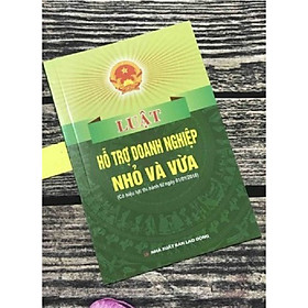 Hình ảnh Sách - luật hỗ trợ doanh nghiệp nhỏ và vừa