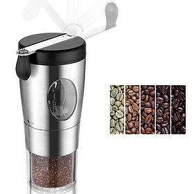 Mill Bell Coffee Bell, 5 mức có thể điều chỉnh với điều chỉnh cỏ gốm - máy nghiền thép cho hạt cà phê, gia vị, hạt, hạt bí ngô, v.v.