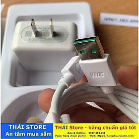 Mua Bộ sạc Siêu nhanh dành cho OPPO R15 chính hãng  công suất 20W - VOOC 3.0  chân USB to Micro (mã SA08)- Bảo hành 6 tháng