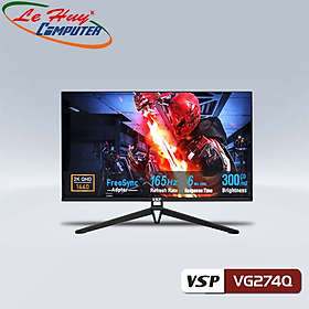 Mua Màn Hình Gaming VSP VG274Q (27 /2K/VA/165Hz/6ms/300nits/HDMI+DP/Phẳng) -- Hàng Chính Hãng
