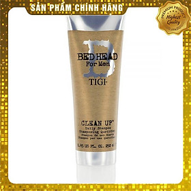 Dầu gội TIGI Bed Head B for men Clean up Daily shampoo hương bạc Hà cho Nam cao cấp Mỹ 250ml - Hàng chính hãng