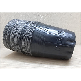 2 kg chậu nhựa mềm ươm cây 12x10 - bịch, túi bầu ươm cây 12x10; đường kính miệng x cao: 9x9cm
