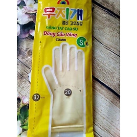 Mua Găng tay cao su rửa chén  bao tay vệ sinh Cầu vồng