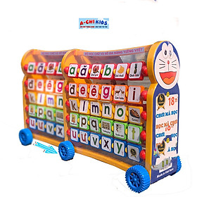 Mua Đồ Chơi Giáo Dục - Kệ Đa Năng Doraemon 8in1 Kệ Học Chữ Và Số Có Xe Đẩy Tiện Lợi Cho Bé Vừa Học Vừa Chơi (Loại Lớn Hàng Việt Nam)