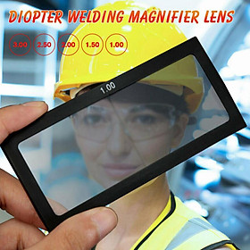 Welding Helmet Magnify Lens Diopter Welding Mask External 110mmx55mm 1.0